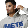 New York Mets MLB Mens Gray Woven Hoodie