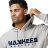 New York Yankees MLB Mens Gray Woven Hoodie