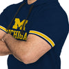 Michigan Wolverines NCAA Mens Short Sleeve Hoodie