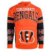 Cincinnati Bengals Big Logo Hooded Sweater