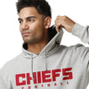 Kansas City Chiefs NFL Mens Gray Woven Hoodie