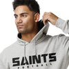 New Orleans Saints NFL Mens Gray Woven Hoodie