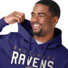 Baltimore Ravens NFL Mens Solid Hoodie