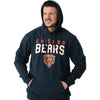 Chicago Bears NFL Mens Solid Hoodie