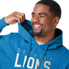 Detroit Lions NFL Mens Solid Hoodie