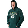 Green Bay Packers NFL Mens Solid Hoodie