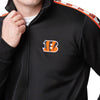 Cincinnati Bengals NFL Mens Stripe Logo Track Jacket