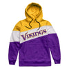 Minnesota Vikings Mens Wordmark Colorblock Hoodie