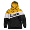 Pittsburgh Steelers Mens Wordmark Colorblock Hoodie