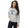 Los Angeles Dodgers MLB Womens Gray Woven Hoodie