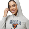 Chicago Bears NFL Womens Gray Woven Hoodie