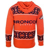 Denver Broncos Full Zip Hooded Sweater
