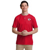 Kansas City Chiefs NFL Mens Solid Team Logo Short Sleeve Henley