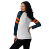 Chicago Bears NFL Womens Big Logo Long Sleeve Henley