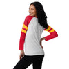 Kansas City Chiefs NFL Womens Big Logo Long Sleeve Henley