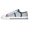 Indianapolis Colts NFL Womens Glitter Low Top Canvas Shoes