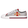 Iowa State Cyclones NCAA Womens Glitter Low Top Canvas Shoes