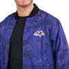 Baltimore Ravens NFL Mens Camo Bomber Jacket
