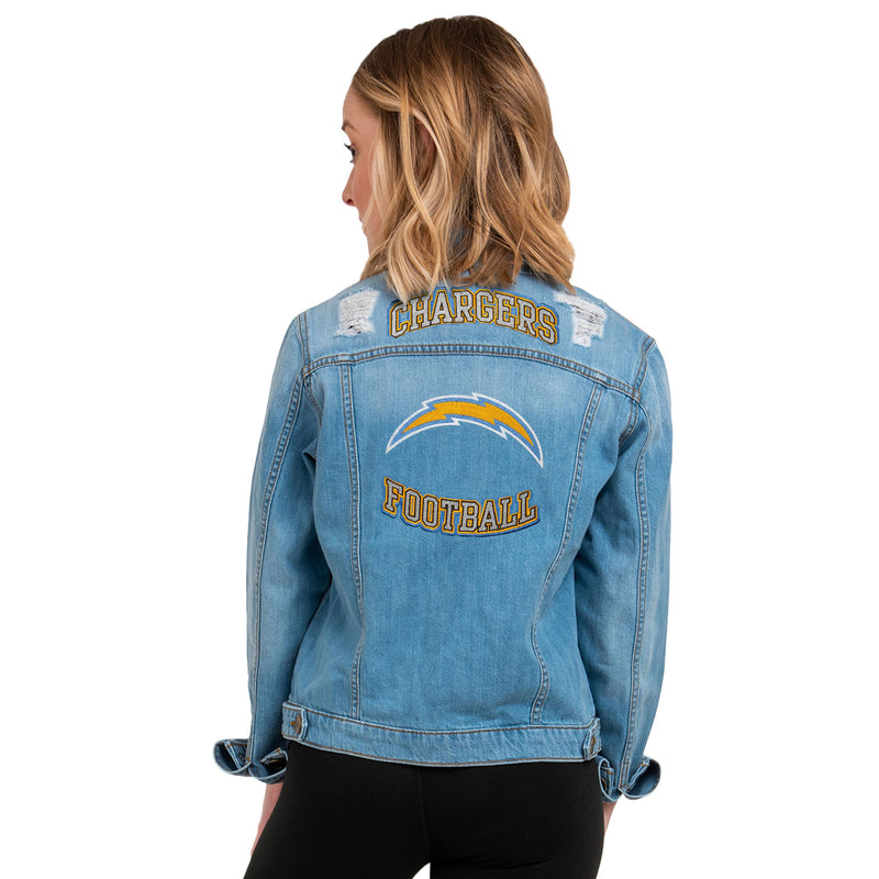 Los Angeles Chargers NFL Womens Denim Days Jacket