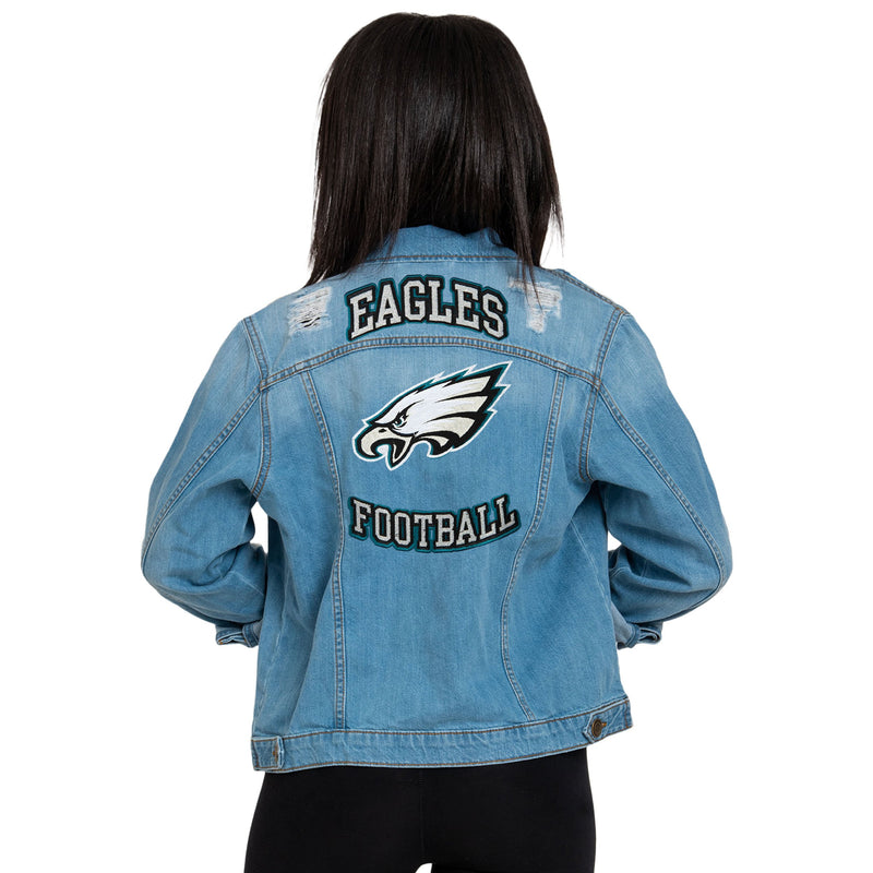 Philadelphia Eagles NFL Womens Denim Days Jacket