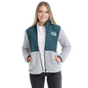 Green Bay Packers NFL Womens Sherpa Soft Zip Up Jacket