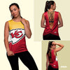 NFL Womens Strapped V-Back Sleeveless Top - Pick Your Team!