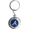 Atlanta Braves MLB Baseball Spinner Keychain