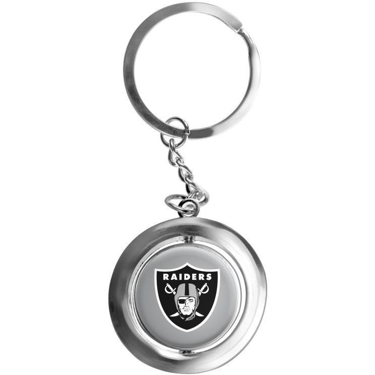 Wincraft SPINNER Key Ring Chain - NFL Las Vegas Raiders, Lanyards, Fan  Gear