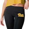 Pittsburgh Panthers NCAA Womens Calf Logo Black Leggings