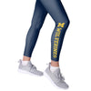 Michigan Wolverines NCAA Womens Solid Wordmark Leggings