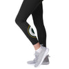 Green Bay Packers NFL Womens Calf Logo Black Leggings