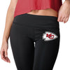 Kansas City Chiefs NFL Womens Calf Logo Black Leggings