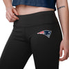 New England Patriots NFL Womens Calf Logo Black Leggings