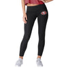 San Francisco 49ers NFL Womens Calf Logo Black Leggings
