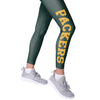 Green Bay Packers NFL Womens Solid Big Wordmark Leggings