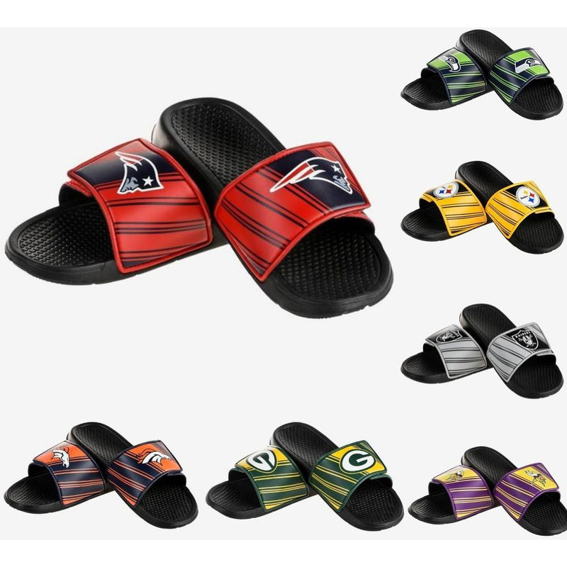 NFL Officially Licensed Mens Legacy Sport Slide Sandals - Pick Your Te