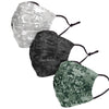 Digital Camo Adjustable 3 Pack Face Cover