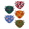 Animal Bright Pack Youth Adjustable 5 Pack Face Cover