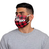 Ho Ho Ho Santa Hat Pleated Face Cover