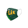 Lets Get Lit Christmas Tree Pleated Face Cover