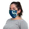 Seattle Mariners MLB On-Field Adjustable Navy & Teal Face Cover