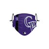 Colorado Rockies MLB On-Field Adjustable Purple Face Cover