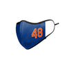 New York Mets MLB Jacob deGrom On-Field Adjustable Blue & Orange Sport Face Cover