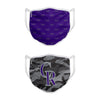 Colorado Rockies MLB Clutch 2 Pack Face Cover