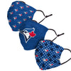 Toronto Blue Jays MLB Gameday Gardener 3 Pack Face Cover