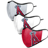 Los Angeles Angels MLB Sport 3 Pack Face Cover