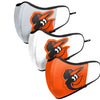Baltimore Orioles MLB Sport 3 Pack Face Cover