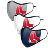 Boston Red Sox MLB Sport 3 Pack Face Cover