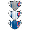 Chicago Cubs MLB Sport 3 Pack Face Cover