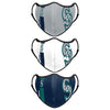Seattle Mariners MLB Sport 3 Pack Face Cover